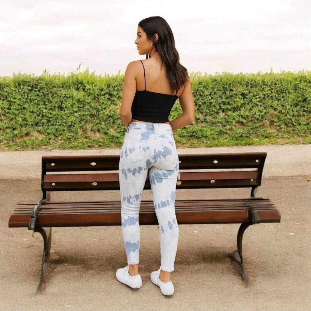 GAP Tie-Dye Skinny Stretchy Cotton Blend Jeans – Size 26 - Picture 5 of 5